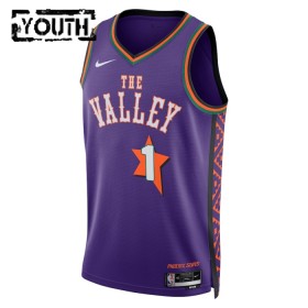 Dres Phoenix Suns Devin Booker Nike 2024-25 City Edition Ljubičasta Swingman - Dječji